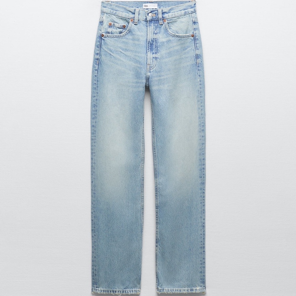HIGH RISE TRF STRAIGHT LEG JEANS